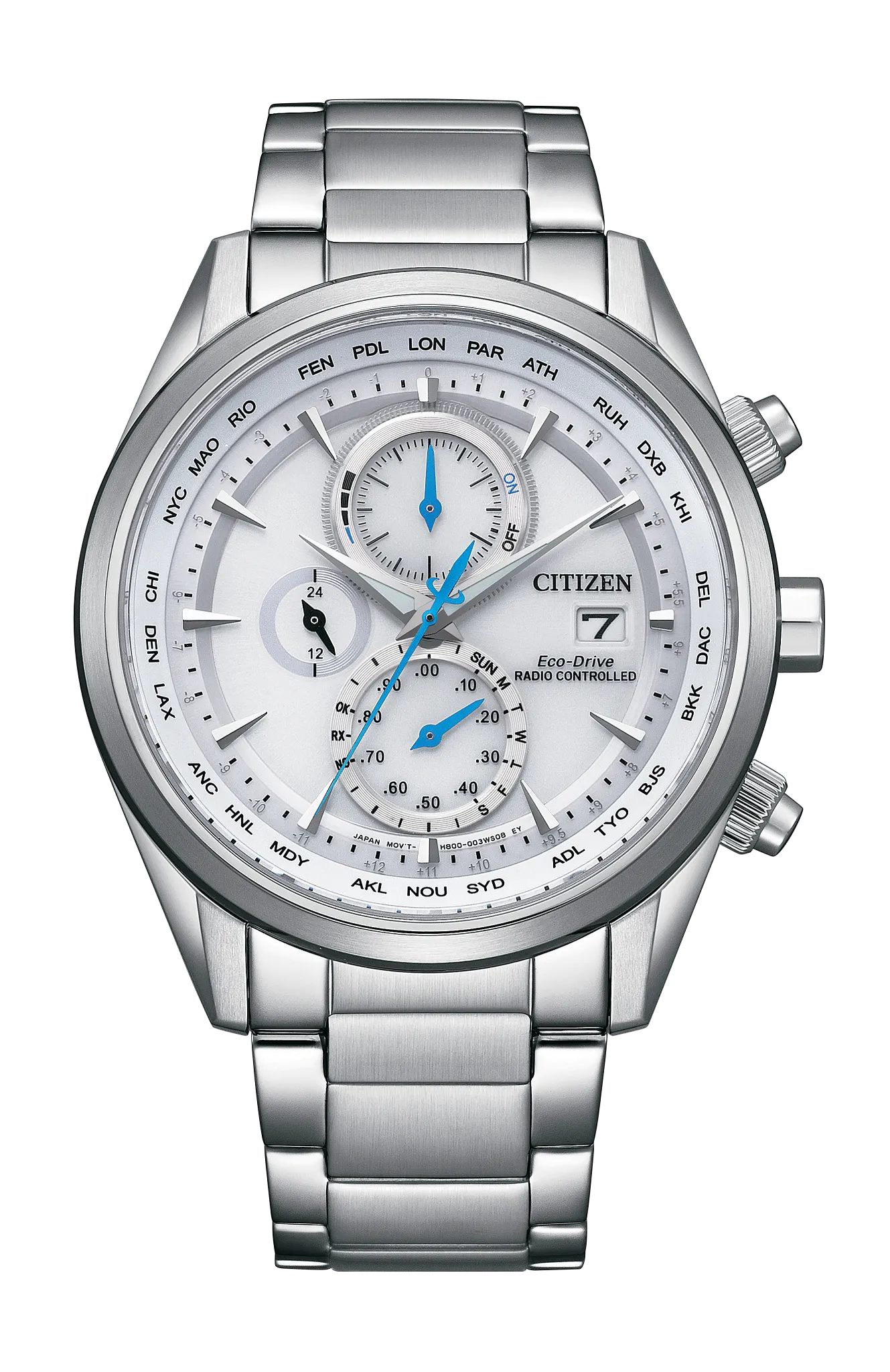Sport Luxury White Dial Stainless Steel Bracelet AT8260-85A | CITIZEN